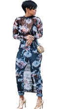 Load image into Gallery viewer, Mesh floral dress
