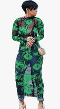 Load image into Gallery viewer, Mesh floral dress

